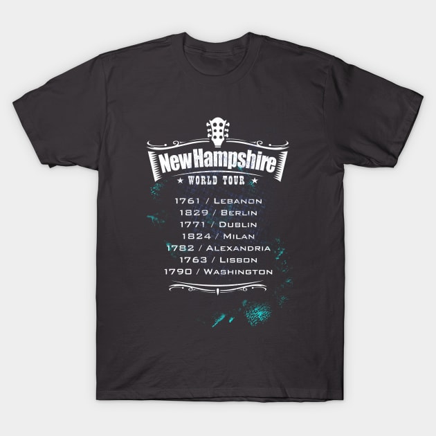 New Hampshire World Tour T-Shirt by New Hampshire Magazine